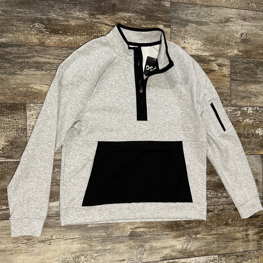 MENS DICK’S SPORTING GOODS SPORT FLEECE 1/4 ZIP PULLOVER - L